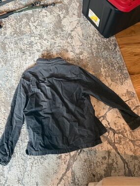 UNIONBAY Men's Dark Gray Corduroy Shirt Jacket